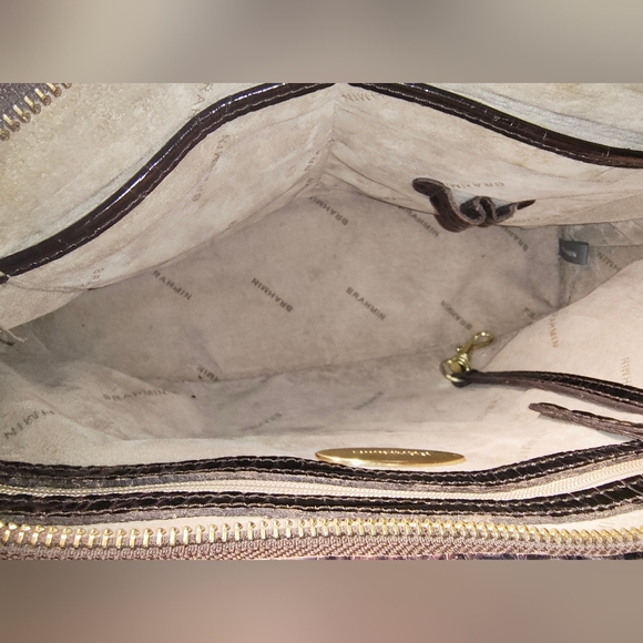 Brahmin Cocoa Tasseled Asher Tote - Picture 10 of 13